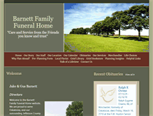 Tablet Screenshot of barnettfamilyfh.com